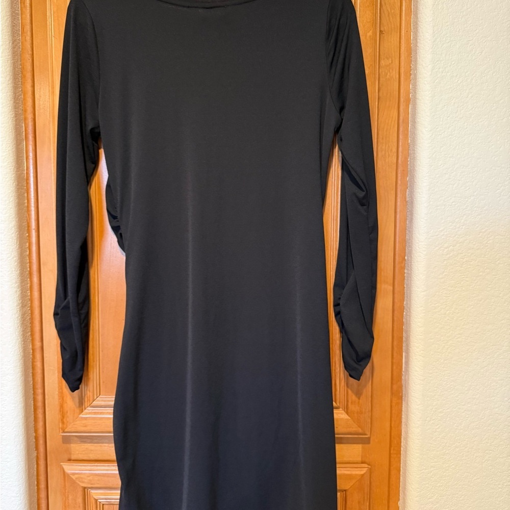 Blu Pepper Black Long Sleeve Dress - Picture 5 of 7